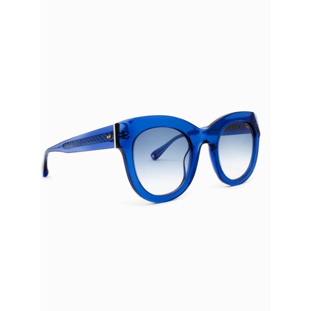 NEW APERÇU EYEWEAR women's le chat cat-eye sunglasses in marine